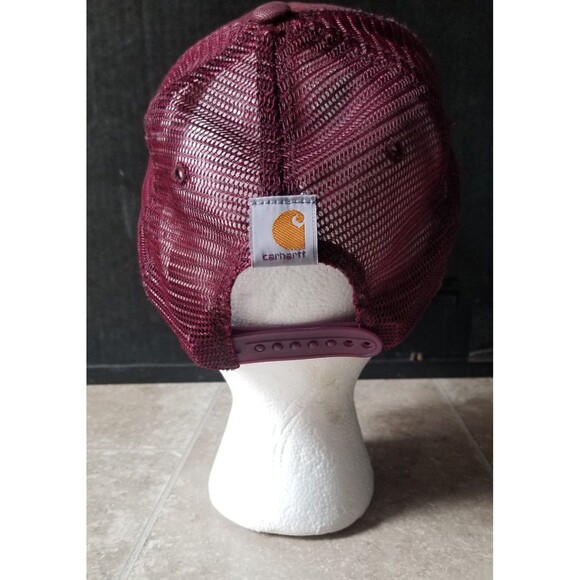 Carhartt Trucker Hat Burgundy - Picture 4 of 5